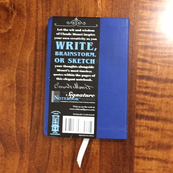 Monet themed notebook, journal, unlined - Picture 2 of 3